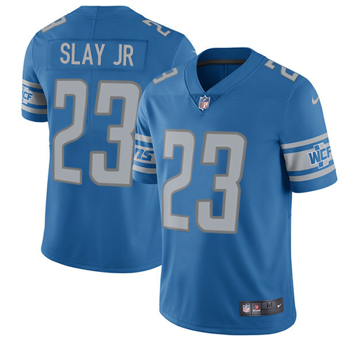 Detroit Lions #23 Darius Slay Jr Blue Team Color Men's Stitched Vapor Untouchable Limited Jersey Men's