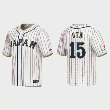 Taisei Ota Japan Baseball 2023 World Baseball Classic Jersey – White