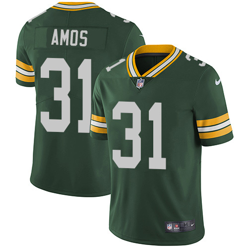 Green Bay Packers #31 Adrian Amos Green Team Color Men's Stitched Vapor Untouchable Limited Jersey Men's