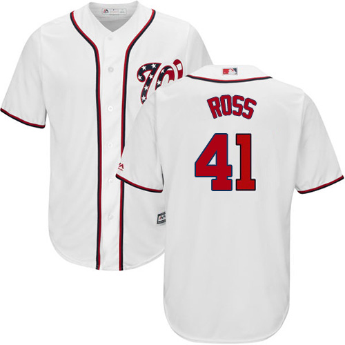 Washington Nationals #41 Joe Ross White New Cool Base Stitched Youth Jersey Youth