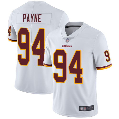 Washington Commanders #94 Da'Ron Payne White Youth Stitched Vapor Untouchable Limited Jersey Youth
