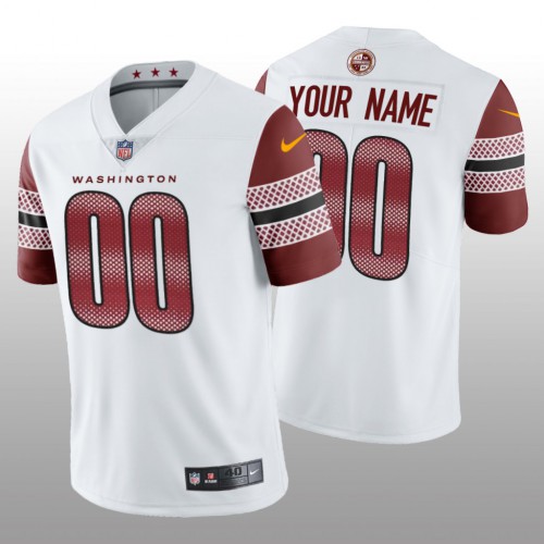 Washington Commanders Custom Men's Vapor Limited Jersey - White