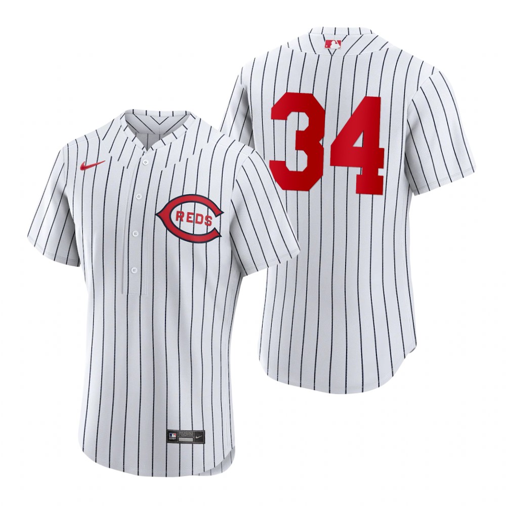 Cincinnati Reds #34 Justin Wilson Men's 2022 Field Of Dreams Authentic Jersey - White