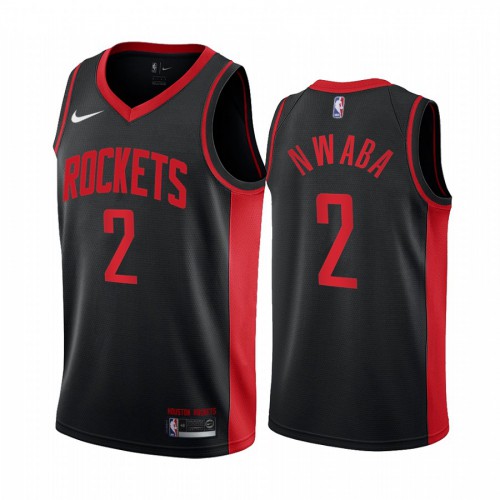 Houston Houston Rockets #2 David Nwaba Black Womens Swingman 2020-21 Earned Edition Jersey Womens