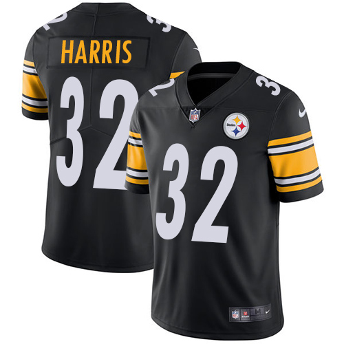 Steelers #32 Franco Harris Black Team Color Men's Stitched Vapor Untouchable Limited Jersey