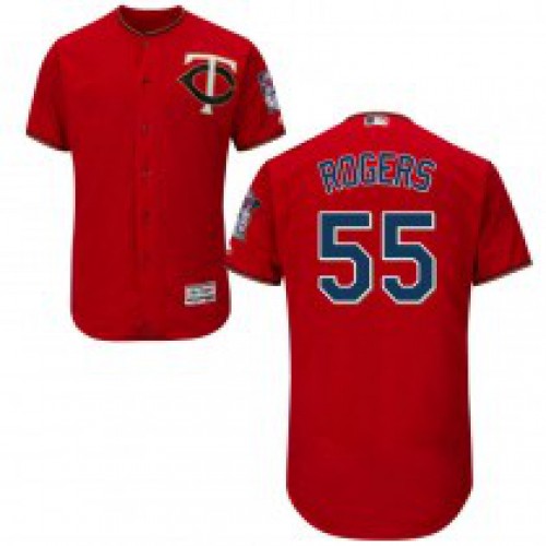 Minnesota Twins #55 Taylor Rogers Red Flexbase Authentic Collection Stitched Jersey Men's