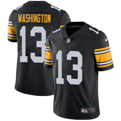 Pittsburgh Steelers #13 James Washington Black Team Color Men's Stitched Vapor Untouchable Limited Jersey Men's