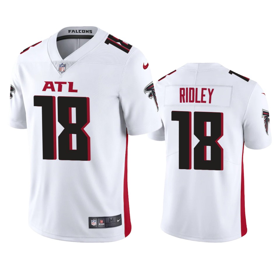Atlanta Falcons #18 Calvin Ridley Men's White 2020 Vapor Untouchable Limited Jersey