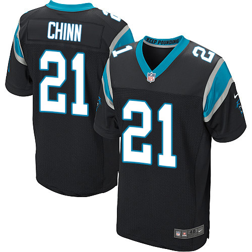 Panthers #21 Jeremy Chinn Black Team Color Men's Stitched Vapor Untouchable Elite Jersey