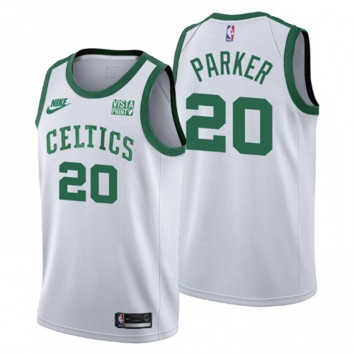 Boston Boston Celtics #20 Jabari Parker Youth Releases Classic Edition 75th Anniversary Jersey White Youth