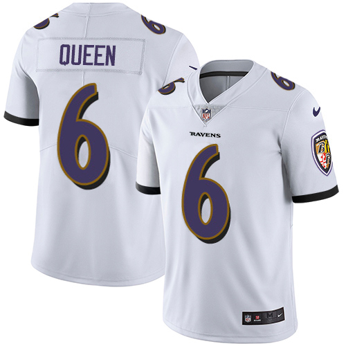 Ravens #6 Patrick Queen White Men's Stitched Vapor Untouchable Limited Jersey