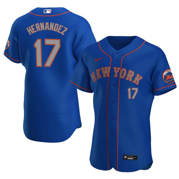 Men's New York Mets 17 Authentic Royal Alternate 2020 Keith Hernandez Jersey