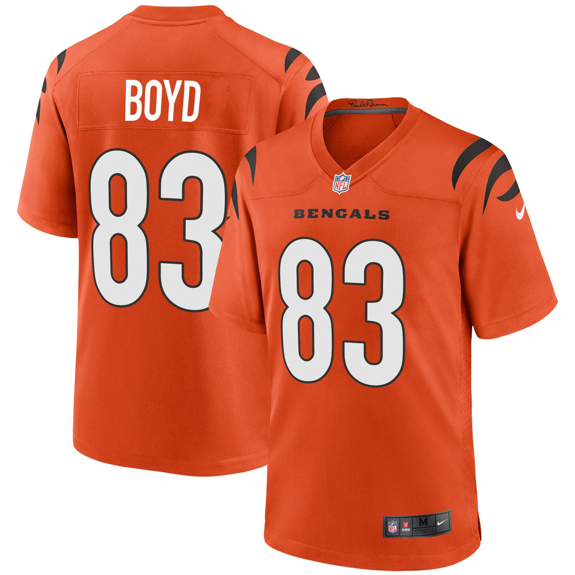 Cincinnati Bengals #83 Tyler Boyd Orange Alternate Game Jersey