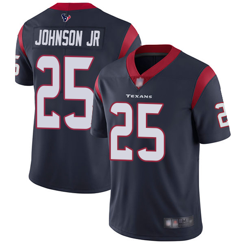 Houston Texans #25 Duke Johnson Jr Navy Blue Team Color Youth Stitched Vapor Untouchable Limited Jersey Youth