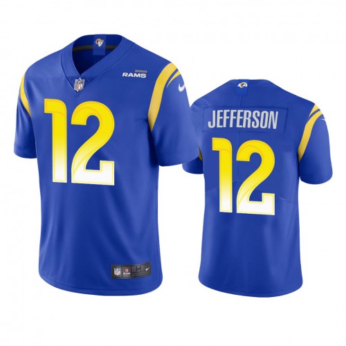 Los Angeles Los Angeles Rams #12 Van Jefferson Men's Vapor Limited Jersey - Royal Men's