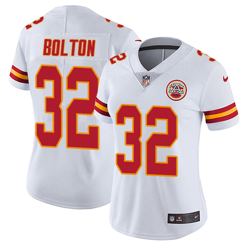 Chiefs #32 Nick Bolton White Women's Stitched Vapor Untouchable Limited Jersey