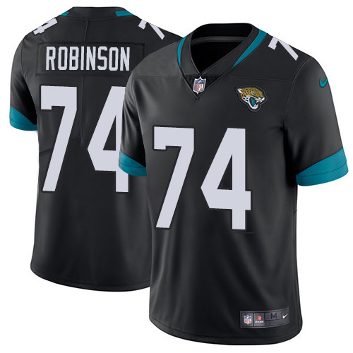 Jacksonville Jaguars #74 Cam Robinson Black Team Color Men's Stitched Vapor Untouchable Limited Jersey Men's