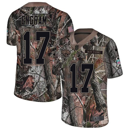 Jaguars #17 Evan Engram Camo Youth Stitched Limited Rush Realtree Jersey