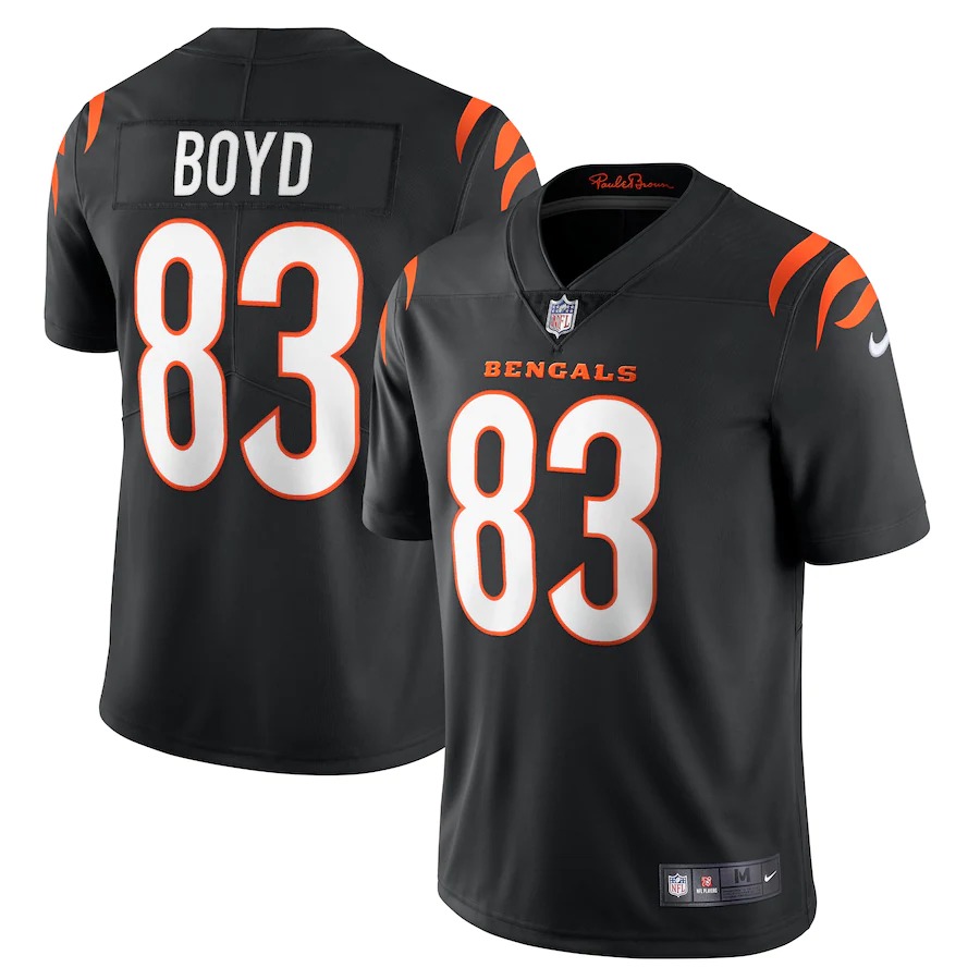 Cincinnati Bengals #83 Tyler Boyd Black Vapor Limited Jersey