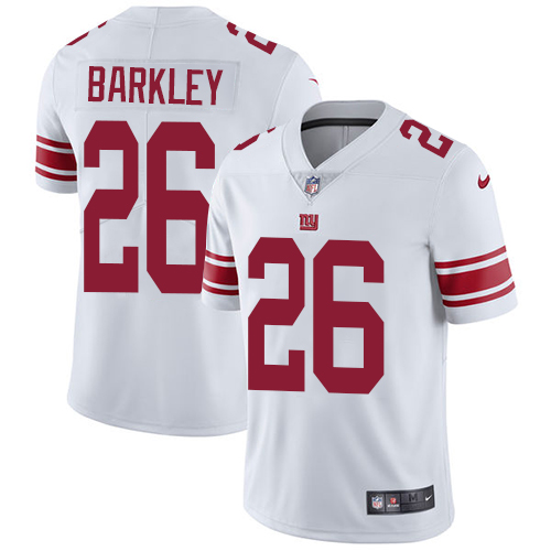 Giants #26 Saquon Barkley White Men's Stitched Vapor Untouchable Limited Jersey