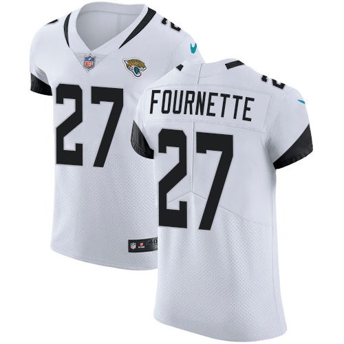 Jaguars #27 Leonard Fournette White Men's Stitched Vapor Untouchable Elite Jersey