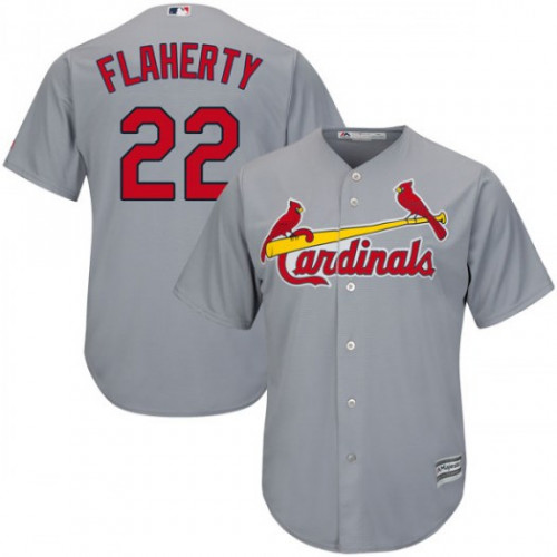 St.Louis Cardinals #22 Jack Flaherty Grey New Cool Base Stitched Jersey Men's