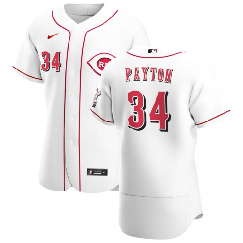 Cincinnati Cincinnati Reds #34 Mark Payton Men's White Home 2020 Authentic Player Jersey Men's