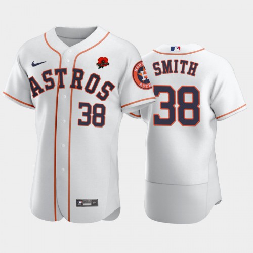Houston Houston Astros #38 Joe Smith Men's Authentic 2021 Memorial Day Jersey - White Men's