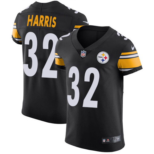 Steelers #32 Franco Harris Black Team Color Men's Stitched Vapor Untouchable Elite Jersey