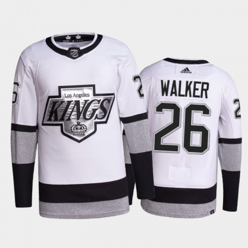 Adidas Los Angeles Kings #26 Sean Walker Men's 2021-22 Alternate Authentic Jersey - White Men's