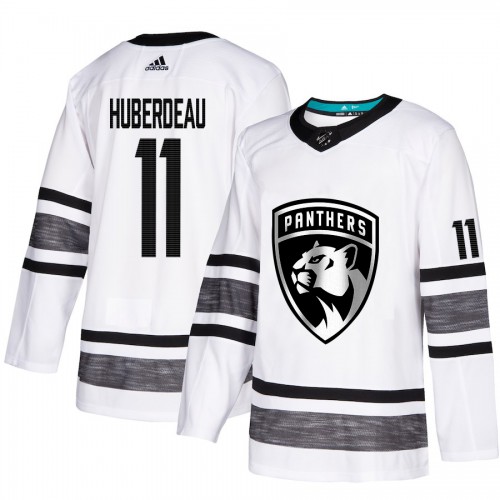 Adidas Florida Panthers #11 Jonathan Huberdeau White 2019 All-Star Game Parley Authentic Stitched Jersey Men's