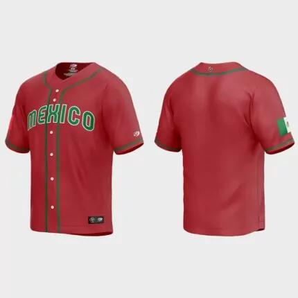 Mexico Baseball 2023 World Baseball Classic Jersey – Red