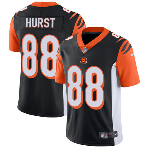 Bengals #88 Hayden Hurst Black Team Color Youth Stitched Vapor Untouchable Limited Jersey