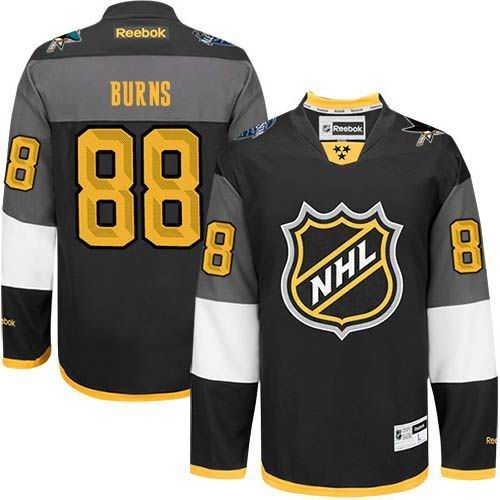 San Jose Sharks #88 Brent Burns Black 2016 All-Star Stitched Jersey Men's