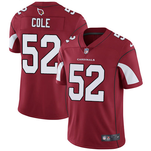 Arizona Cardinals #52 Mason Cole Red Team Color Men's Stitched Vapor Untouchable Limited Jersey Men's