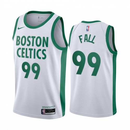 Boston Celtics #99 Tacko Fall White Youth Swingman 2020-21 City Edition Jersey Youth