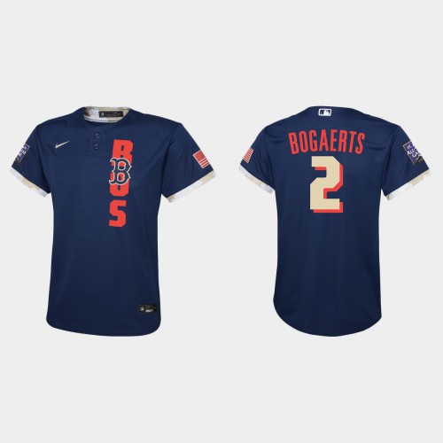 Boston Boston Red Sox #2 Xander Bogaerts Youth 2021 All Star Game Navy Jersey Youth