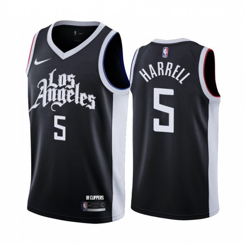 Los Angeles Clippers #5 Montrezl Harrell Black Womens Swingman 2020-21 City Edition Jersey Womens