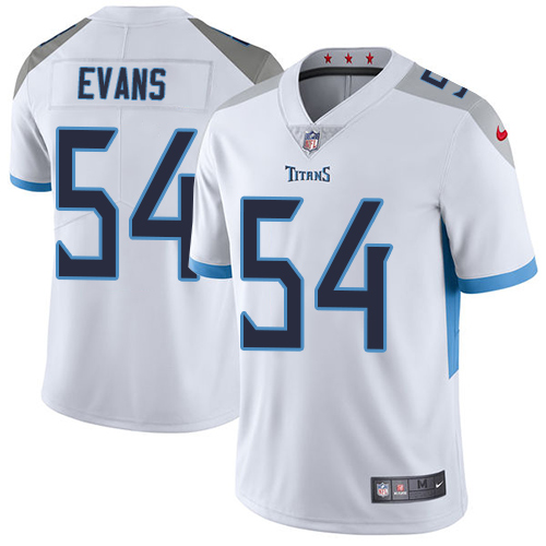 Tennessee Titans #54 Rashaan Evans White Men's Stitched Vapor Untouchable Limited Jersey Men's