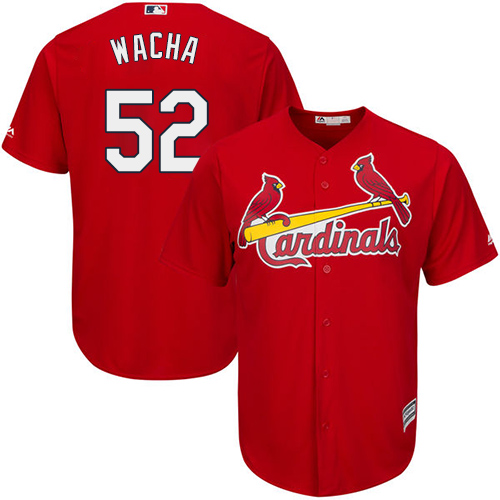St.Louis Cardinals #52 Michael Wacha Red Cool Base Stitched Youth Jersey Youth