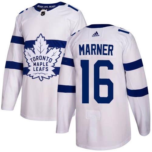 Adidas Maple Toronto Maple Leafs #16 Mitchell Marner White Authentic 2018 Stadium Series Stitched Youth Jersey Youth