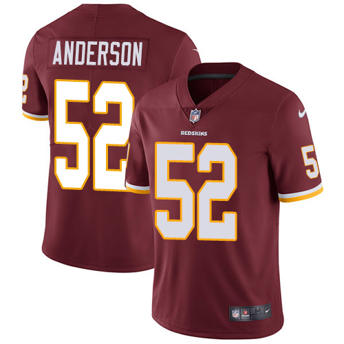 Washington Commanders #52 Ryan Anderson Burgundy Red Team Color Men's Stitched Vapor Untouchable Limited Jersey Men's