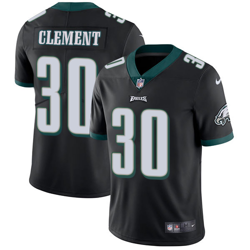 Philadelphia Eagles #30 Corey Clement Black Alternate Men's Stitched Vapor Untouchable Limited Jersey Men's