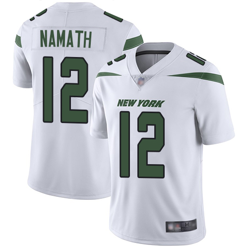 Jets #12 Joe Namath White Men's Stitched Vapor Untouchable Limited Jersey