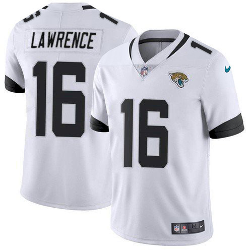 Jaguars #16 Trevor Lawrence White Youth Stitched Vapor Untouchable Limited Jersey