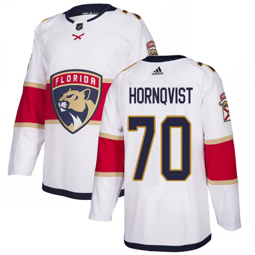 Adidas Panthers #70 Patric Hornqvist White Road Authentic Stitched Youth Jersey