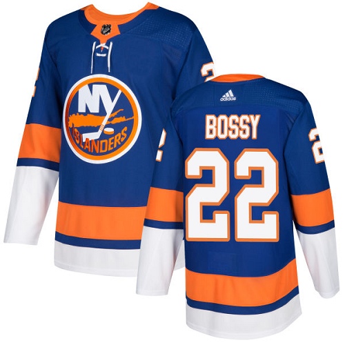 Adidas New York Islanders #22 Mike Bossy Royal Blue Home Authentic Stitched Youth Jersey Youth