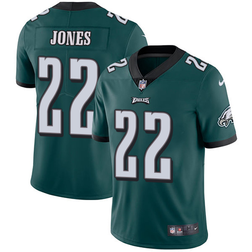 Philadelphia Eagles #22 Sidney Jones Midnight Green Team Color Men's Stitched Vapor Untouchable Limited Jersey Men's