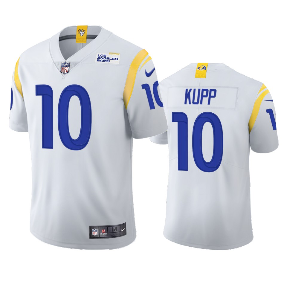 Los Angeles Rams #10 Cooper Kupp Men's 2021 Vapor Limited Jersey - White