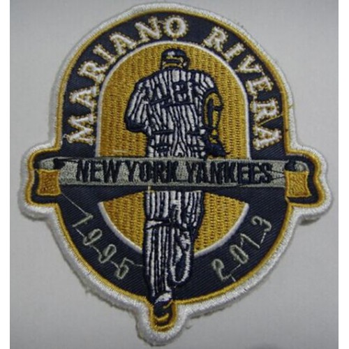 Stitched New York New York Yankees Mariano Rivera Jersey Patch Men's